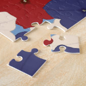 Puzzle Pétunias Patriotiques (Côté)