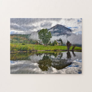 Puzzle Peu de Chambre en brume sur le lac