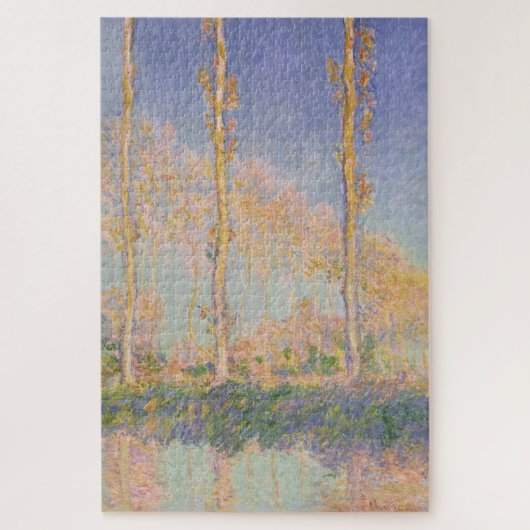 Puzzle Peupliers, paysage impressionniste, Claude Monet (Vertical)