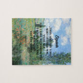 Puzzle Peur Pas Bible Verse Nature Oeuvre d'art Cadeau ch (Horizontal)