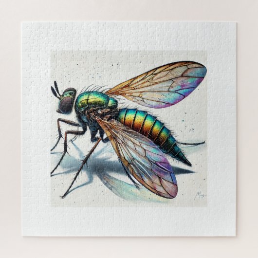 Puzzle phantom midge 210924IREF228 - Watercolor (Vertical)