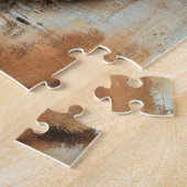 Puzzle Phare Art avec bordure en corde (Côté)