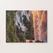 Puzzle Phare au coucher du soleil (Horizontal)