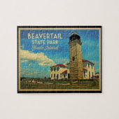 Puzzle Phare Beavertail Rhode Island (Horizontal)