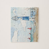 Puzzle Phare bleu et blanc (Vertical)