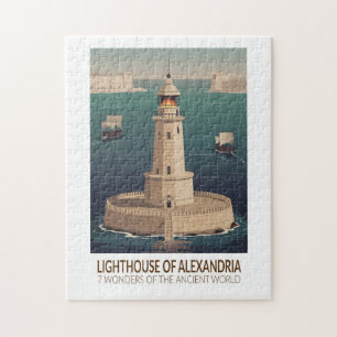 Puzzle Phare d'Alexandrie 7 Merveilles du Monde