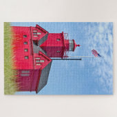 Puzzle Phare de Big Red Michigan (Horizontal)