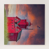 Puzzle Phare de Big Red Michigan (Horizontal)