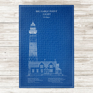 Puzzle Phare de Big Sable Point - Michigan – ap. J.-C.