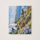 Puzzle Phare de bord de mer Hydrangea Jardin côtier (Vertical)