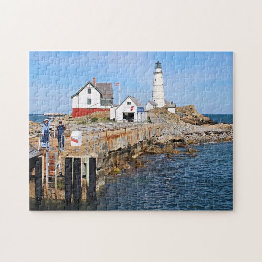 Puzzle Phare de Boston, le Massachusetts (Horizontal)