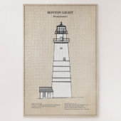 Puzzle Phare de Boston - Massachusetts - SBD (Vertical)