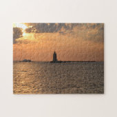 Puzzle Phare de brise-lames du Delaware Cape Henlopen (Horizontal)