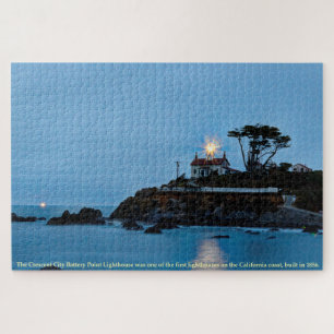 Puzzle Phare de California Crescent City Batterie Point