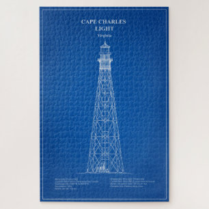 Puzzle Phare de Cape Charles - Virginie - AD