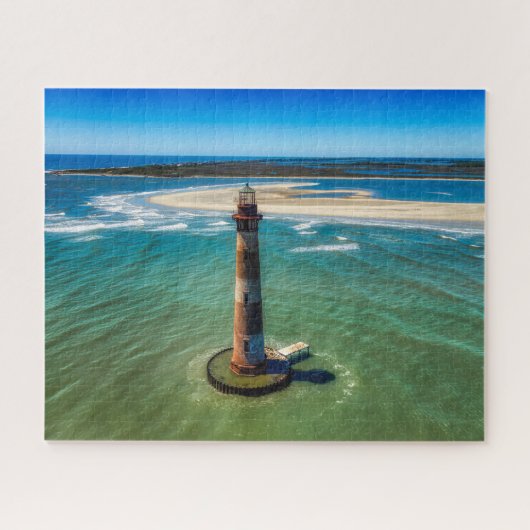 Puzzle Phare de Charleston Caroline du Sud Morris Island (Horizontal)
