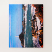 Puzzle Phare de Corbiere à Jersey (Vertical)