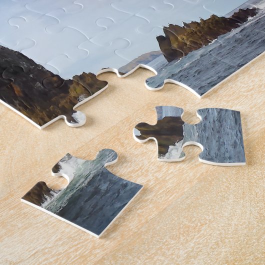 Puzzle Phare de Fasnet "La chute des larmes d'Irlande" (Côté)