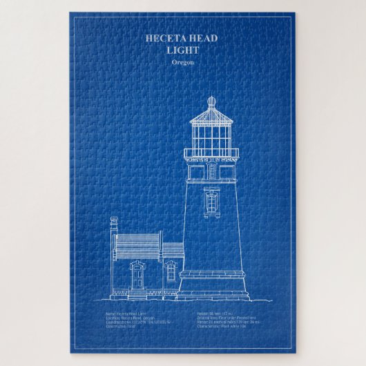 Puzzle Phare de Heceta Head - Oregon - AD (Vertical)