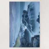 Puzzle Phare de Hill Mountain sur une mer orageuse (Vertical)