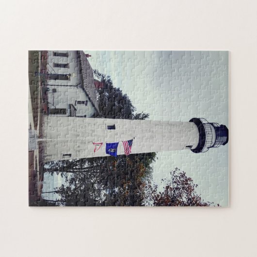 Puzzle Phare de la Pointe Aux Barques au Michigan en tant (Horizontal)