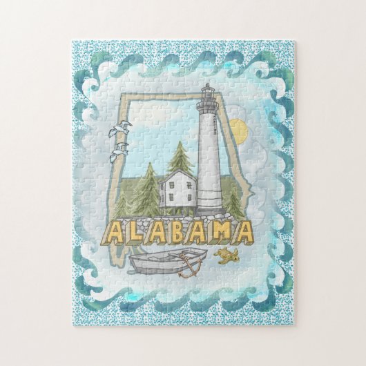 Puzzle Phare de l'Alabama (Vertical)
