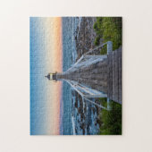 Puzzle Phare de point de Marshall au coucher du soleil (Vertical)
