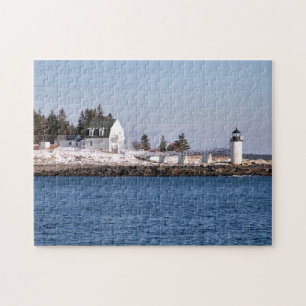 Puzzle Phare de point de Marshall, port Clyde Maine