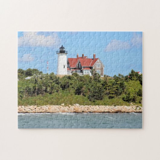Puzzle Phare de point de Nobska, casse-tête de masse (Horizontal)