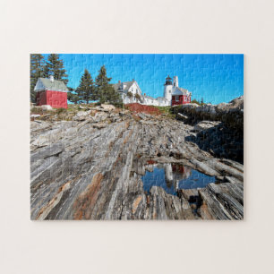 Puzzle Phare de point de Pemaquid, Bristol Maine