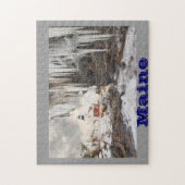 Puzzle Phare de point de Pemaquid sur la côte du Maine (Vertical)