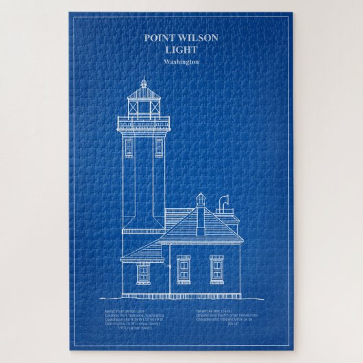 Puzzle Phare de Point Wilson - Washington - AD (Vertical)