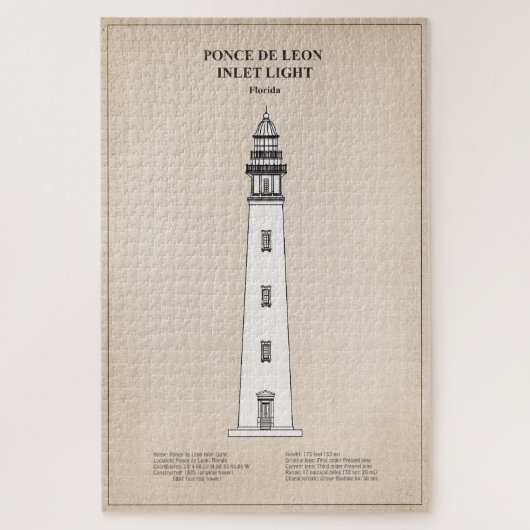 Puzzle Phare de Ponce de Leon Inlet - Floride - SBD (Vertical)