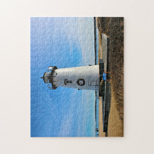 Puzzle Phare de port d'Edgartown, Martha's Vineyard mA (Vertical)