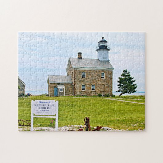 Puzzle Phare de Sheffield Island, Connecticut (Horizontal)
