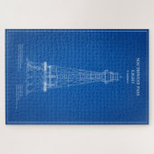 Puzzle Phare de Southwest Pass - Louisiana - AD (Horizontal)