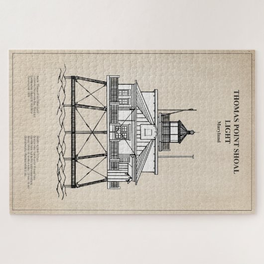Puzzle Phare de Thomas Point Shoal - Maryland - SBD (Horizontal)