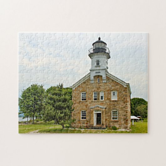 Puzzle Phare d'île de Sheffield, le Connecticut (Horizontal)