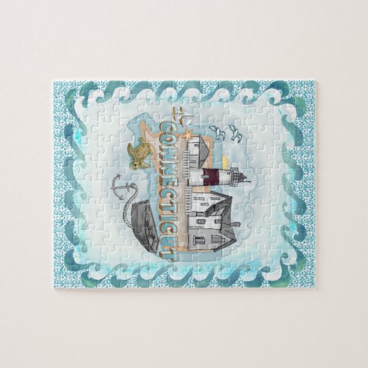Puzzle Phare du Connecticut (Horizontal)