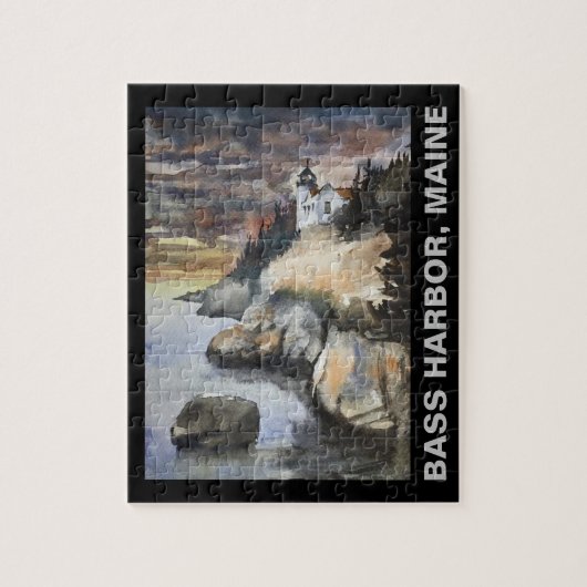 PUZZLE PHARE DU PORT DE BASS (Vertical)