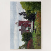 Puzzle Phare et bateau à deux ports (Vertical)