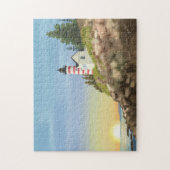 Puzzle Phare et coucher du soleil (Vertical)