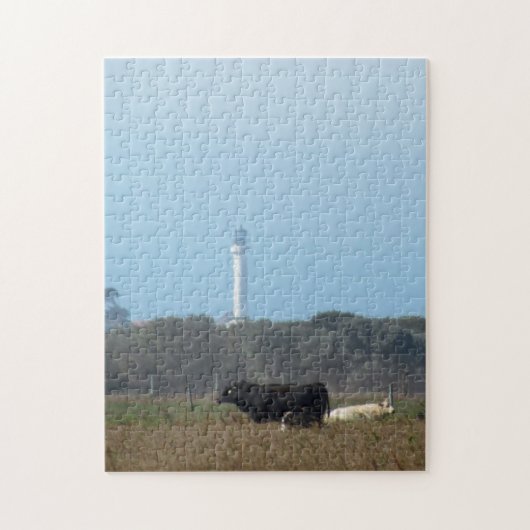 Puzzle - Phare et vaches (Vertical)