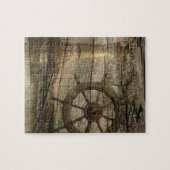 Puzzle Phare nautique côtier primitif de roue de barre (Horizontal)