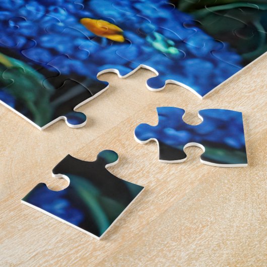 Puzzle Phare Ocean Waves Fleurs colorées (Côté)
