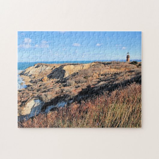 Puzzle Phare principal gai, Martha's Vineyard mA (Horizontal)
