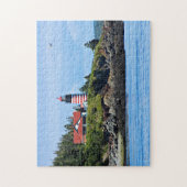 Puzzle Phare principal occidental de Quoddy, Lubec Maine (Vertical)