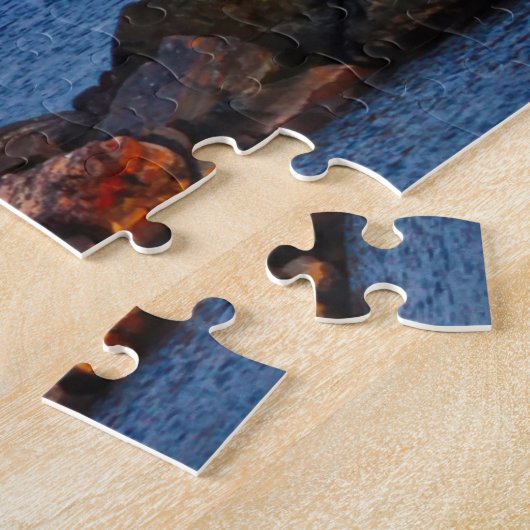 Puzzle Phare Sunset Duluth Minnesota (Côté)