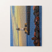 Puzzle Phare Sunset Duluth Minnesota (Vertical)