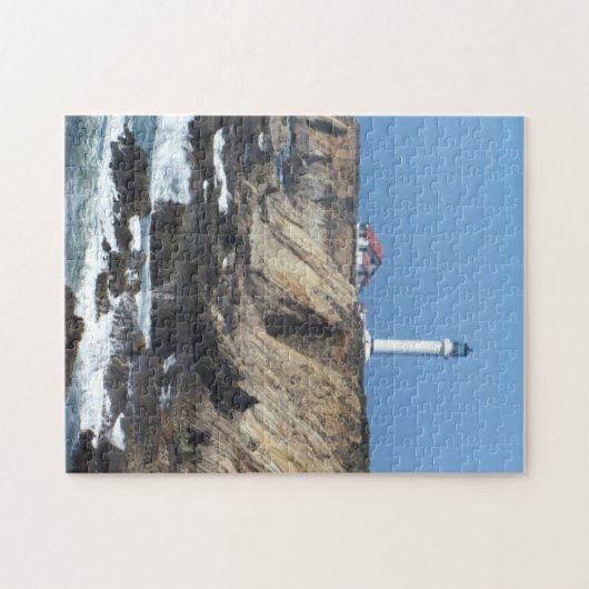 Puzzle - phare sur la falaise (Horizontal)